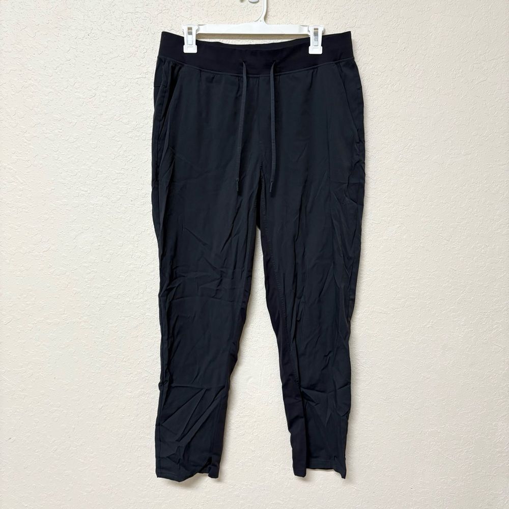 Lululemon Pants Men's Black Great Wall Stretch Track Size L Drawstring